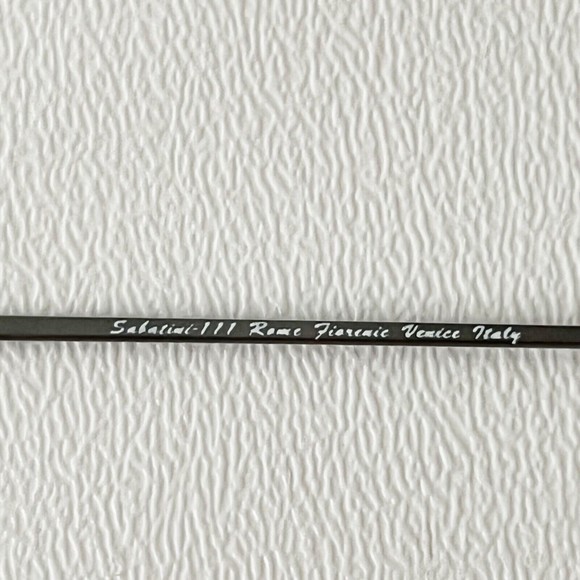 Sabatini Italy Eyeglasses Frame 111 Semi Rimless Anti Silver 46-18 Display Model - Picture 10 of 11